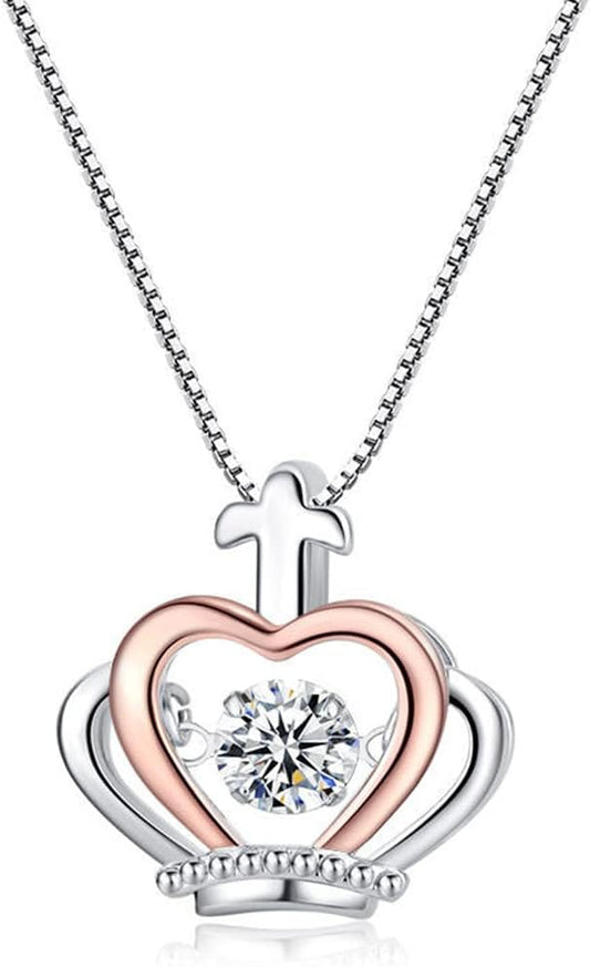 Collar con colgante de corona